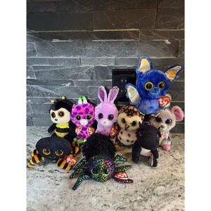Ty Beanie Boos Halloween Lot Of 9 - Tags- GREAT CONDITION
